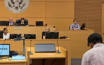 Summit School Eighth Graders Visited The Sandra Day O’Connor Courthouse to Hold a Mock Trial in Partnership with ASU and CourtWorks
