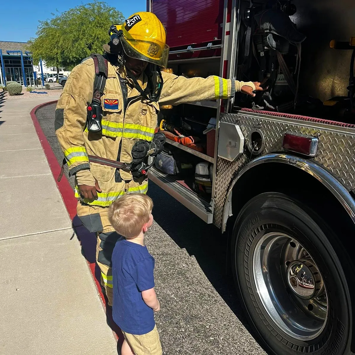 Summit School preschool student enjoying hands-on learning in Ahwatukee