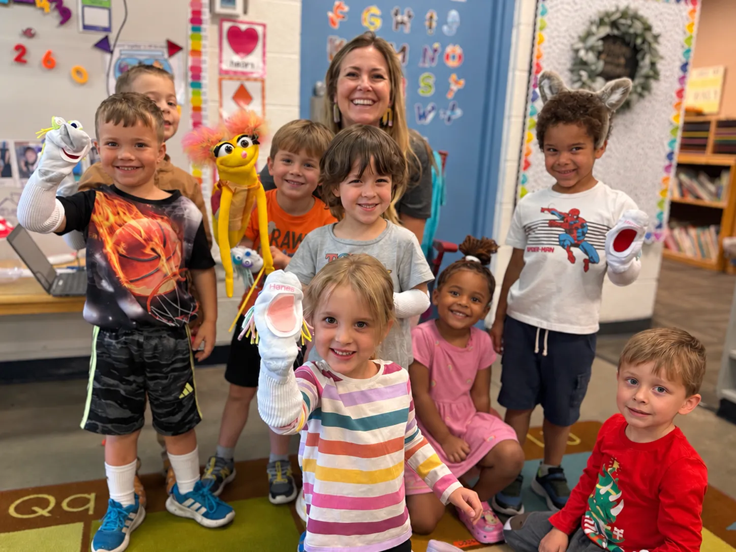 Summit School preschool student enjoying hands-on learning in Ahwatukee