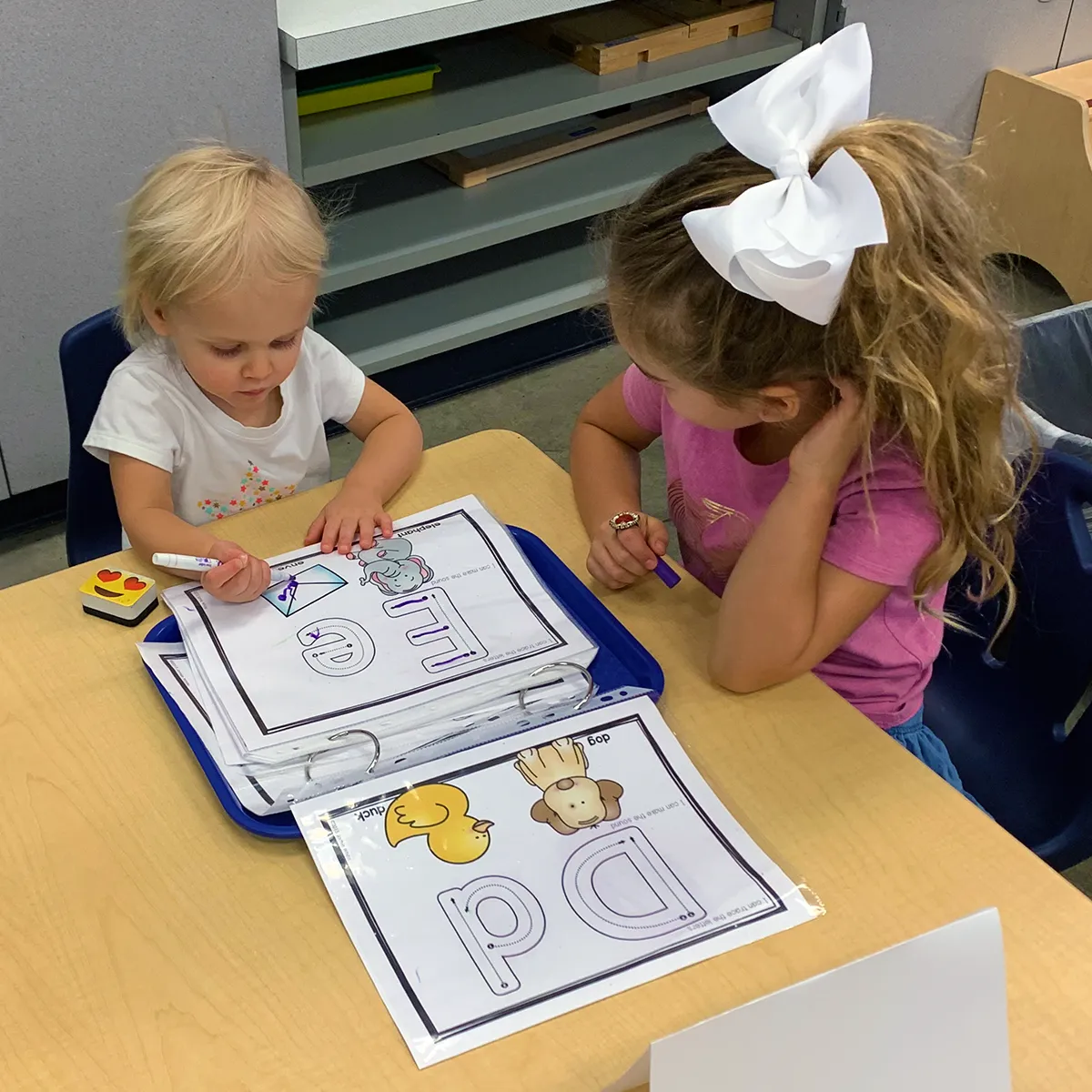 Summit School preschool student enjoying hands-on learning in Ahwatukee